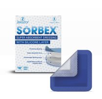 Sorbex Super Absorbent Dressing with Silicone Dressing