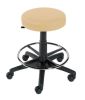 Sunflower Gas‑Lift Stool with Castors & Foot-Ring – Model ST03 (Height Adjust, Anti-Bacterial Vinyl)
