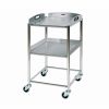 Sunflower Small Surgical Trolley - 2 Stainless Steel Trays