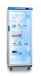 Free Standing Glass Door 340 Litre Efficient Pharmacy Fridge for Precise Temperature Control