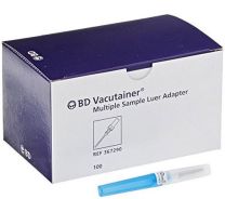 BD Vacutainer Multiple Sample Luer Adapter – Sterile, Single-Use x 100