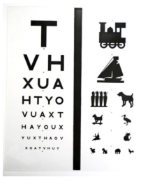 3M Laminated Test Type – TVH & Child Pictures | 3m Vision Chart
