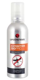 Lifesystems Expedition 50 PRO DEET Mosquito Repellent – 50% DEET + Bite Inhibitor, Up to 7 h Protection

