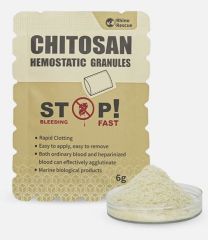 6g Chitosan Hemostatic Granules | Fast Clotting First Aid Wound Care | Portable Trauma Pack