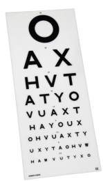 6m Snellen DVLA Vision CHart with 7.5 Test Line