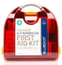 Blue Dot Premier H‑F Antidote Gel First Aid Kit – Hydrofluoric Acid Burns, Bambino Box