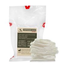 X-Ray Detectable Compressed Gauze for Bleeding Control