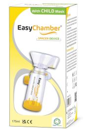 EasyChamber Anti‑Static Spacer with Child Mask – MDI Inhaler Holding Chamber (2–6 Years)