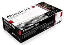 Aurelia Absolute Black Nitrile Gloves – Powder‑Free, Full Finger Textured, Box of 100
