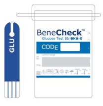 Benecheck Blood Glucose (Sugar) Strips (Will only work on white meter) 