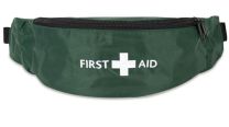 Green First Aid Bum Bag (Empty) - 1 Person - Personal Issue First Aid Kit