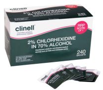 Clinell Wipes with 2% Chlorhexidine in 70% Alcohol