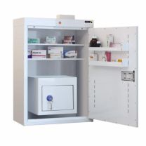 Medicine Cabinet with Inner Controlled Drug Cabinet