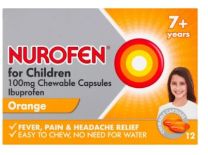 Nurofen for Children Soft Chews | Ibuprofen Pain & Fever Relief | Chewable Format | 7–12 Years