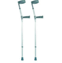 Lightweight Adjustable Elbow Crutches (One Pair)