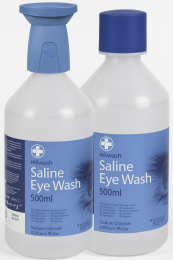 Saline Eye Wash 500ml | Sterile Emergency Eye Irrigation