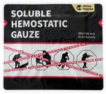 Rhino Rescue Soluble Hemostatic Gauze | Fast Bleeding Control