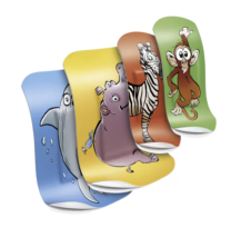  Leukoplast® Kids Plasters – Water‑Resistant Fun Animal Designs, Skin‑Friendly Latex‑Free (Pack of 12)