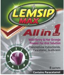 Lemsip Cold & Flu Sachets – Maximum Relief Hot Drink Range