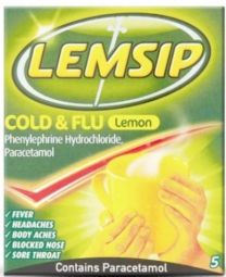Cold & Flu Lemon x 5