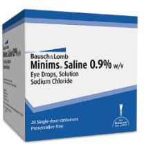 Minims Saline 0.9% Eye Drops