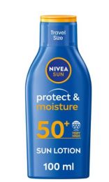 NIVEA Sun Protect & Moisture Sun Cream – 48 h Hydration & Broad-Spectrum Protection