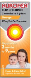 Nurofen for Children | Sugar-Free Ibuprofen Oral Suspension | 3 Months to 12 Years | All Strengths & Flavours
