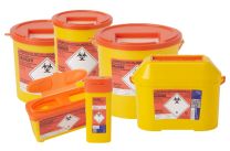 Clinical Waste Orange Lid Sharps Bins