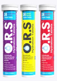 O.R.S Hydration Tablets – WHO Formula Electrolyte Powder, 24 Pack