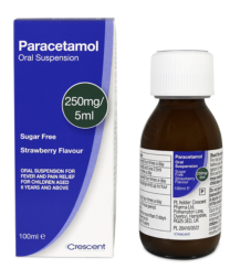 Paracetamol Sugar-Free Suspension | Pain & Fever Relief  | 100ml - 500ml