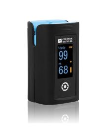  PC‑60E fingertip pulse oximeter with colour OLED, auto‑rotate display & audible/visual alarm