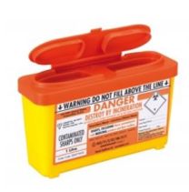 1lt Orange Sharps bin 