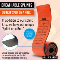 Breathable Aluminum Splint AZ-BST-36 | Lightweight Emergency Support Roll Splint