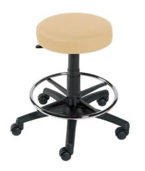 Sunflower Gas‑Lift Stool ST03 – Castors with Foot-Ring | Anti‑Bacterial Clinical Stool