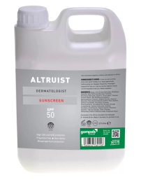 SPF 50 Dermatologist Sunscreen 2.5L