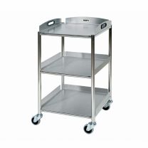 Surgical Trolley, 2 Stainless Steel Trays