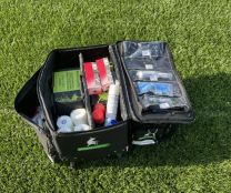 Large Multi-Compartment Kit Bag, with wheels and pull out handle