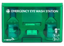 Vision 919 Emergency Eye Wash Station | Wall-Mount Abs Eye Irrigation Kit
