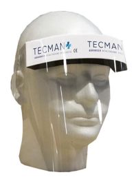 DISPOSABLE FACE SHIELD Visor with soft elasticated strap