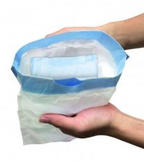 Dr. Helewa Vomit Bag with Absorbent Pad – 600 ml, Box of 20