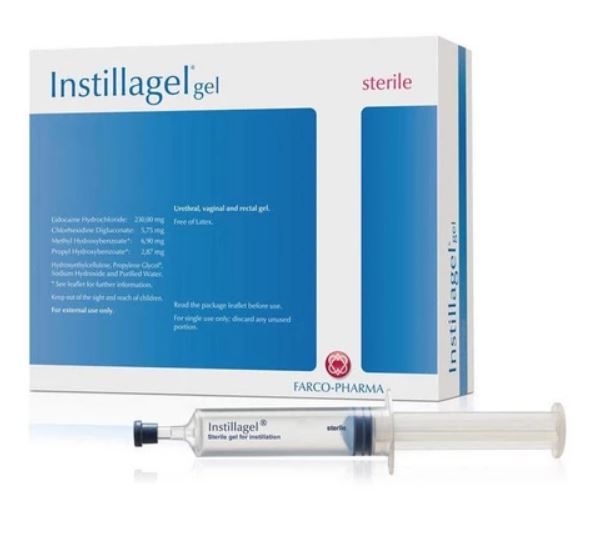 Instillagel Sterile Lubricant Gel  Lidocaine & Chlorhexidine 6/11 ml  -MillerMedicalSupplies